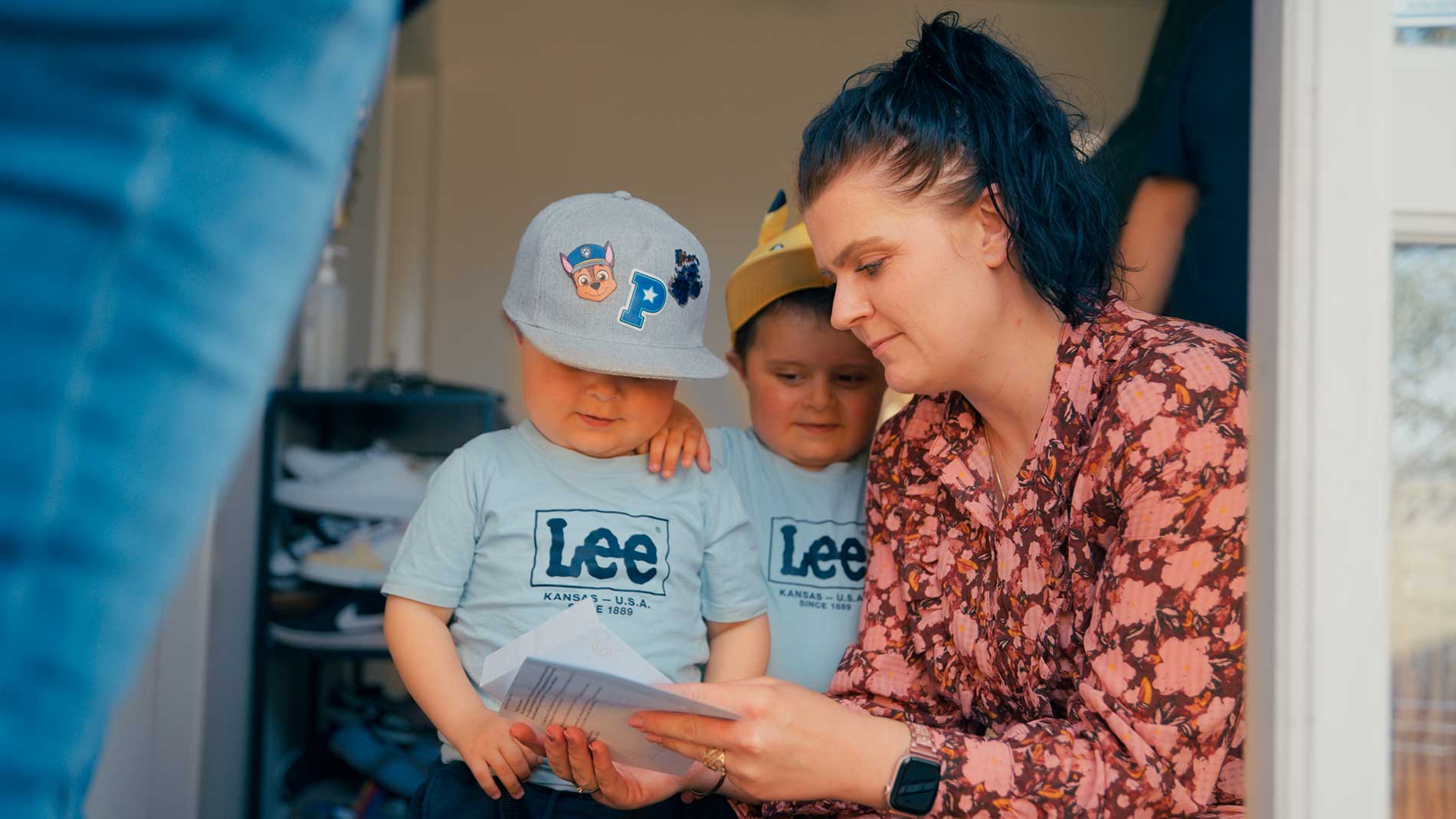 Christina Sayyads familie får mad fra Det Kærlige Måltid